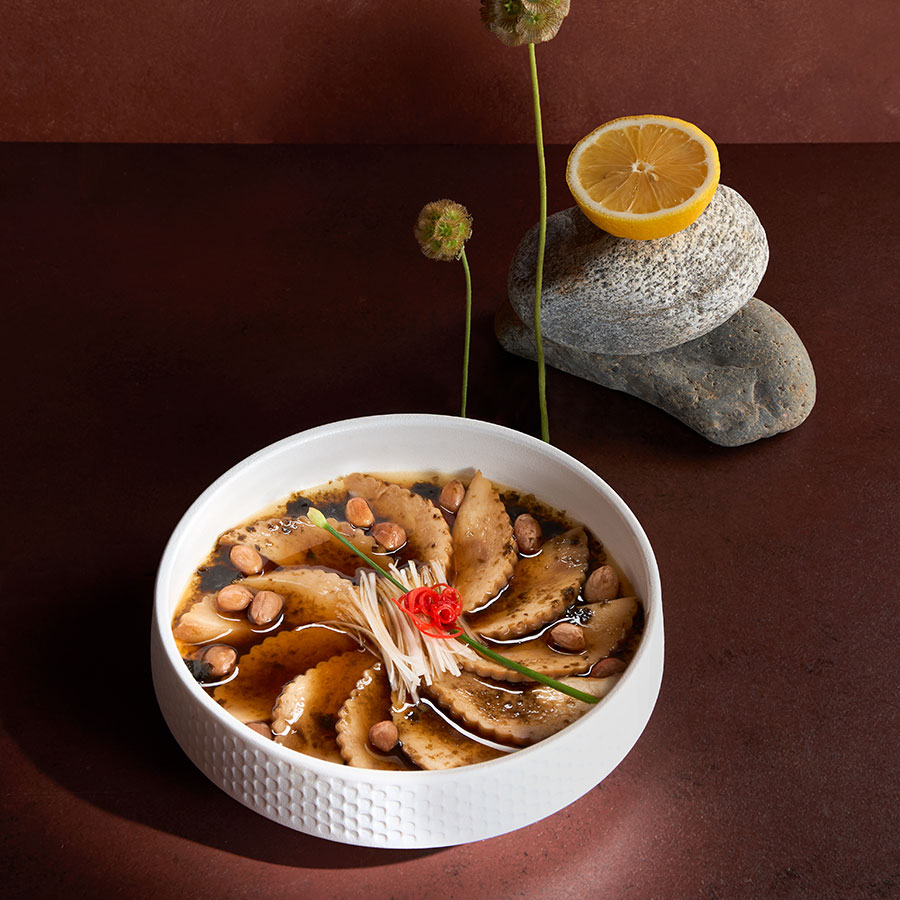 nấm đùi gà sốt rong biển